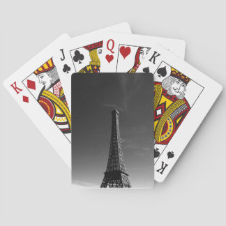 Eiffelturm (schwarz und weiß) spielkarten