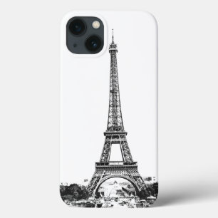 Eiffelturm schwarz-weiß Case-Mate iPhone hülle
