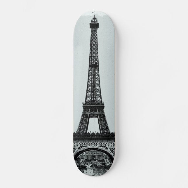 Eiffelturm-Skateboard Skateboard (Vorderseite)