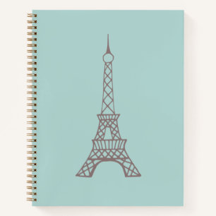 Eiffelturm Skizzenbuch Geschenk Notizbuch