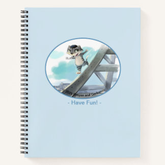 Eiffelturm Spiral Notebook - Spaß (Verschiedene) Notizbuch