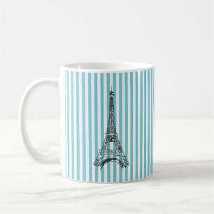 Eiffelturm Strip Tasse