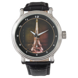 Eiffelturm & Surreal Paris Art/Liebe Frankreich VB Armbanduhr