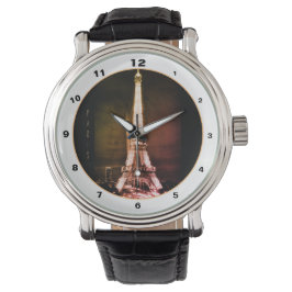 Eiffelturm & Surreal Paris Art/Liebe Frankreich Wa Armbanduhr