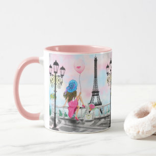 Eiffelturm Tasse Geschenk Frau in Paris
