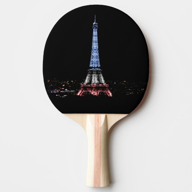 Eiffelturm Tischtennis Schläger (Vorderseite)