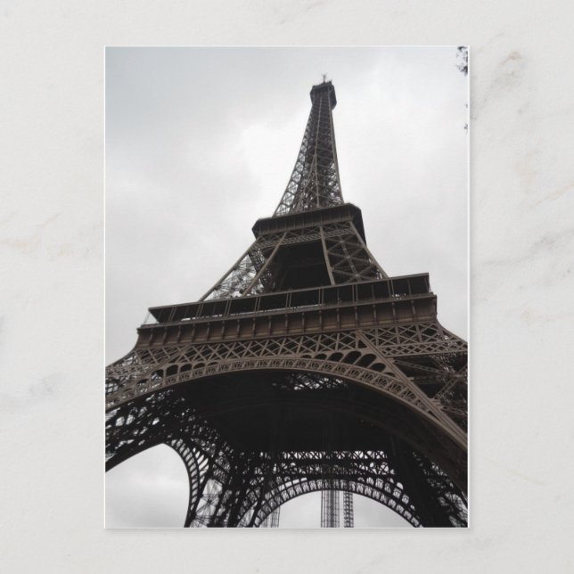 Eiffelturm (Tour Eiffel) Paris, Frankreich Postkarte (Vorderseite)