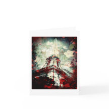 Eiffelturm, träumerisches Blumen, freier Raum