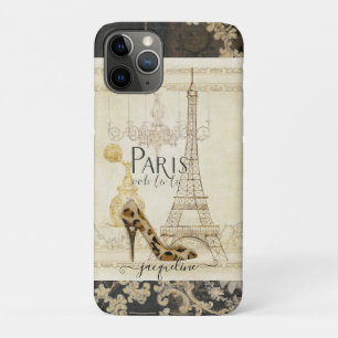Eiffelturm Vintage Paris Mode Schuh Kronleuchter Case-Mate iPhone Hülle