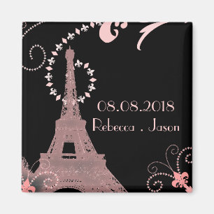Eiffelturm Vintage Paris Termin vormerken Magnet