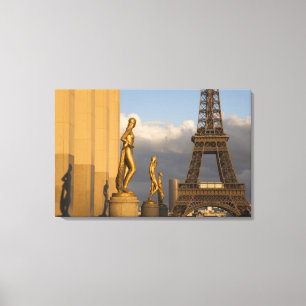 Eiffelturm vom Palais de Chaillot, Paris, Leinwanddruck