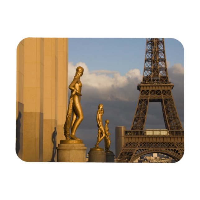 Eiffelturm vom Palais de Chaillot, Paris, Magnet (Horizontal)