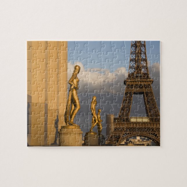 Eiffelturm vom Palais de Chaillot, Paris, Puzzle (Horizontal)