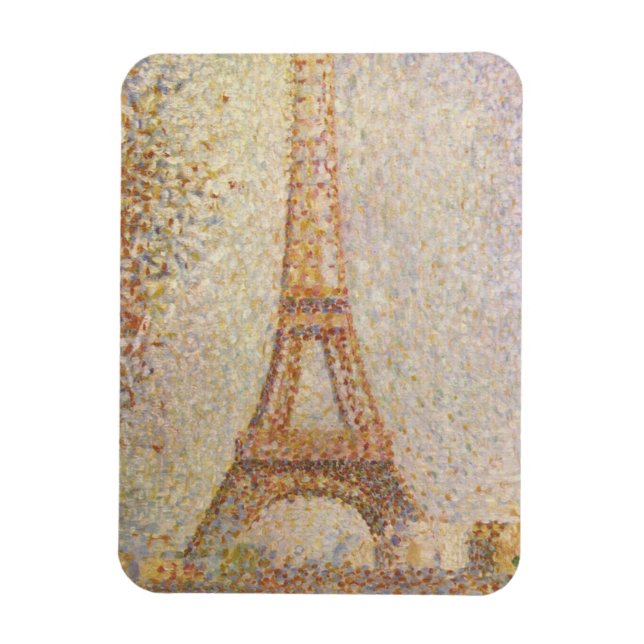 Eiffelturm von Georges Seurat Magnet (Vertikal)