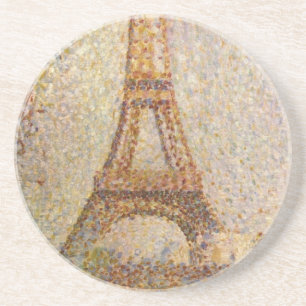 Eiffelturm von Georges Seurat, Vintage Fine Art Getränkeuntersetzer