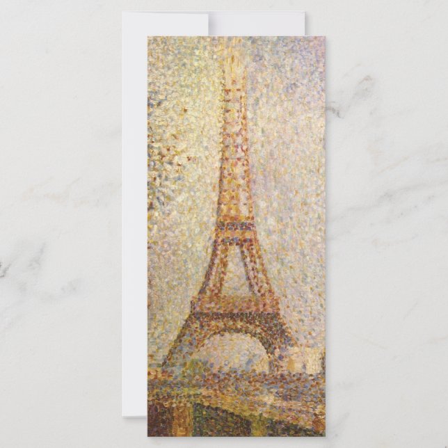 Eiffelturm von Georges Seurat, Vintage Kunst (Vorderseite)