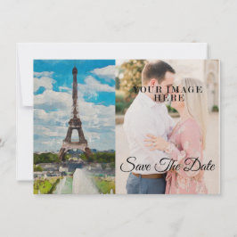 Eiffelturm Wasserfarbe Full Pic Save the Date 2