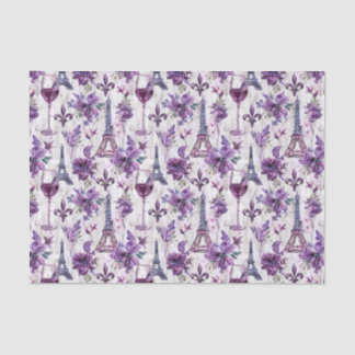 Eiffelturm & Watercolor Tissue Seidenpapier