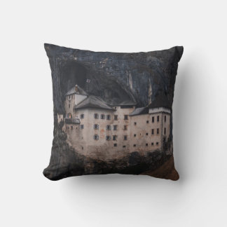 EIGE UND SCHWARZES KONKRETES HAUS KISSEN