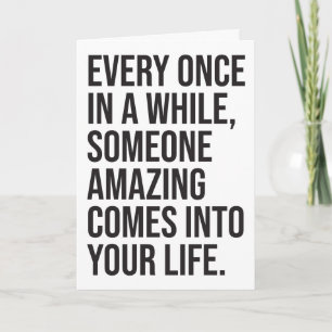 EIGENARTIG Hier bin ich Sarkastisch Romantischer H Karte