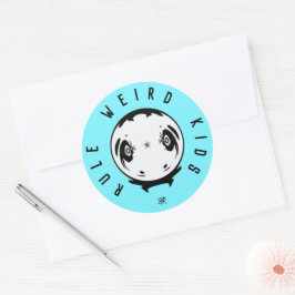 Eigenartiges Motto (Sonderregel für Kinder) 3 Runder Aufkleber