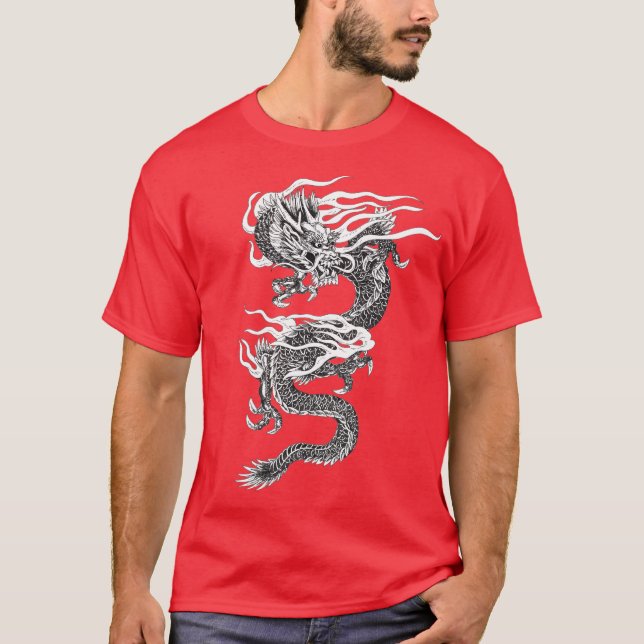 Eigenartigkeits-Drache T-Shirt (Vorderseite)
