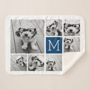 Eigene 8-FotoCollage hinzufügen - COLOR bearbeiten Sherpadecke