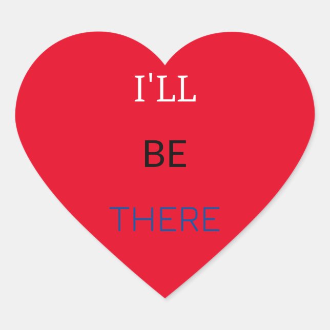 Eigene Anpassung Herz-Aufkleber (Vorderseite)