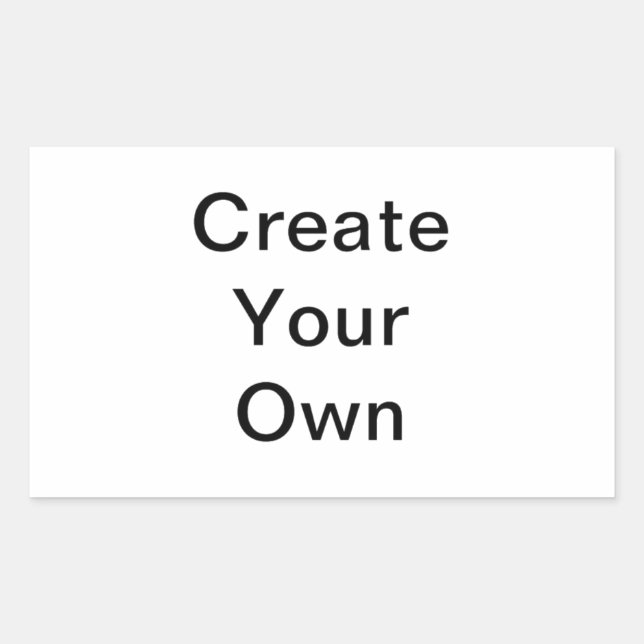 Eigene Anpassung Rechteckiger Aufkleber (Vorderseite)