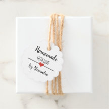 Eigene Ausführung mit Liebe-Skript, einfach weiß