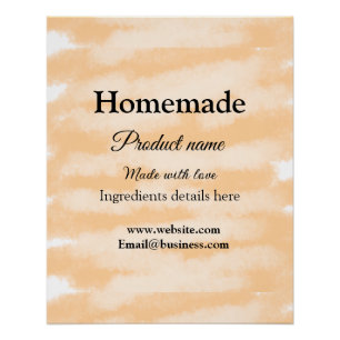 Eigene Bäckerei mit Liebe ergänzen die Website Poster