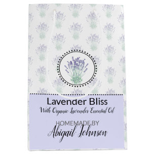 Eigene Bath-und Körperpackung Lavendel Mittlere Geschenktüte