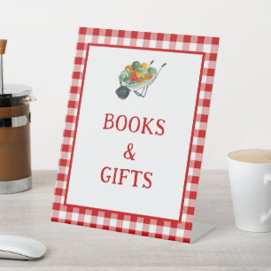 Eigene Bauern Marktbuch- und Geschenkzeichen Sockelschild