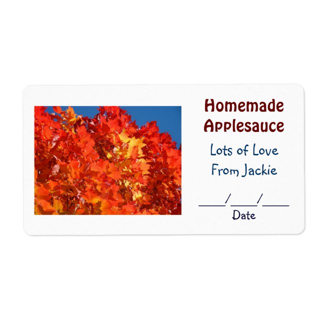 Eigene Beifall zum Canning der Jar Labels-Liebe (Vorne)