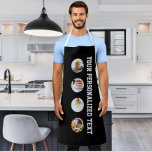 Eigene benutzerdefinierte 4-Foto- und Textformate  Schürze<br><div class="desc">Machen Sie Ihre eigene Personalisierte 4-Foto- und Textdatei-Schürze aus Ricaso - fügen Sie Ihren eigenen Text und Ihre eigenen Fotos hinzu - ideal für Cafés, Restaurants, Unternehmen/Unternehmen oder Zuhause - ändern Sie die Hintergrundfarbe, indem Sie auf Personalisieren klicken und dann weiter anpassen - ändern Sie die Farbe, den Text und...</div>
