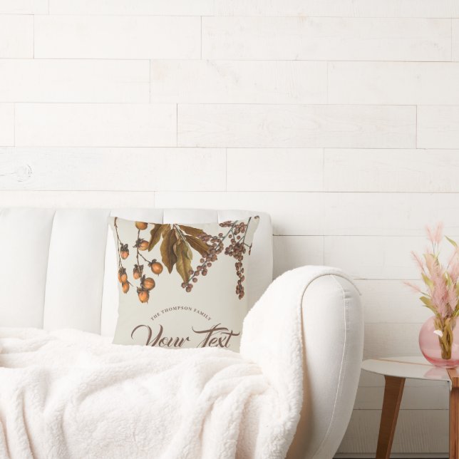 Eigene Blätter für den Herbst Wasserfarbenfolien Kissen (Liege)