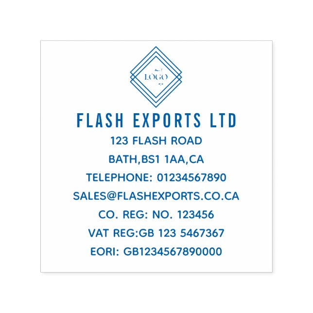 Eigene Briefmarke für Ihr Firmenlogo Permastempel (Design)