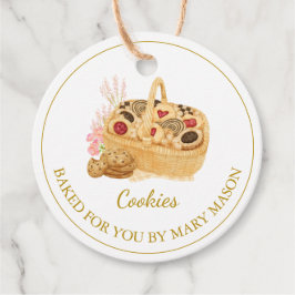 Eigene Cookies Bevorzugen Tags | weiß Geschenkanhänger