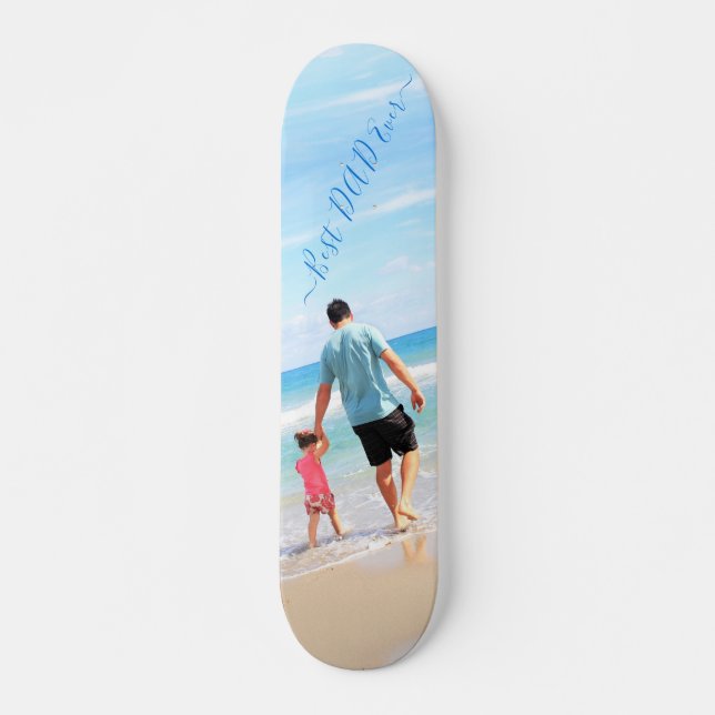 Eigene Design Benutzerdefinierter Foto-Text - Best Skateboard (Vorne)