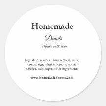 Eigene Donuts mit Liebe ergänzen Text-Website