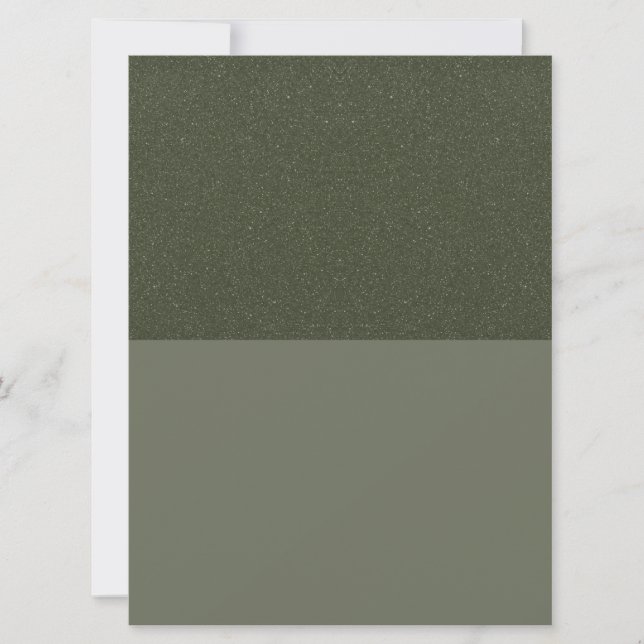 Eigene Einladung von Moosgrün teilen (Vorderseite)