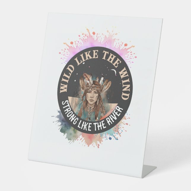 Eigene Empowerment des Fotos, Inspirationsgeschenk Sockelschild (Vorderseite)