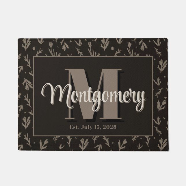 Eigene Familienname Unterschreiben Sie Geschenke I Fußmatte (Vorderseite)