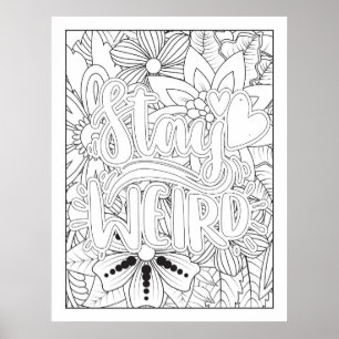 Eigene Farbe bleibe Poster