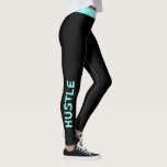 Eigene Farbe | "Hustle" Workout Leggings<br><div class="desc">Spaß und trendy Workout Design. Sie können entweder den "Hustle"-Look rocken oder Ihren eigenen Text hinzufügen. Wählen Sie Ihre Farbe und Textfarbe, indem Sie auf "Anpassen" klicken und dann den kleinen Augentropfen. Benötigen Sie Hilfe bei der Personalisierung dieses Produkts? Bitte benutzen Sie den unten stehenden Kontaktknopf und wir sind innerhalb...</div>