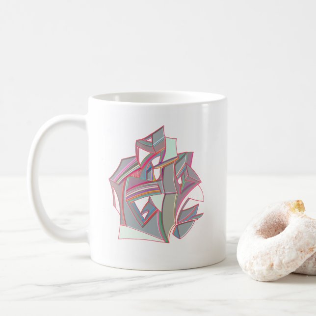 Eigene Farbe Tasse (Mit Donut)