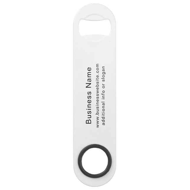 Eigene Firmenlogos Flaschenöffner aus nicht rosten (Vorderseite)