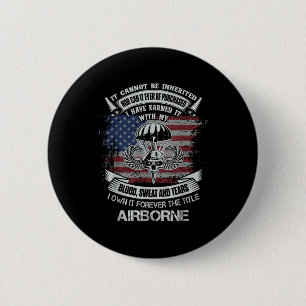 Eigene Forellen Der Titel Im Flugzeug US Army Vete Button