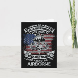 Eigene Forellen Der Titel Im Flugzeug US Army Vete Karte