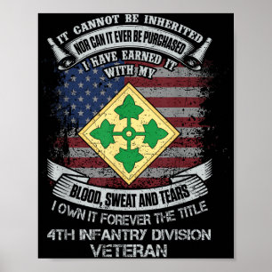 Eigene Forellen Titel 4 Infanterie Division Vetera Poster